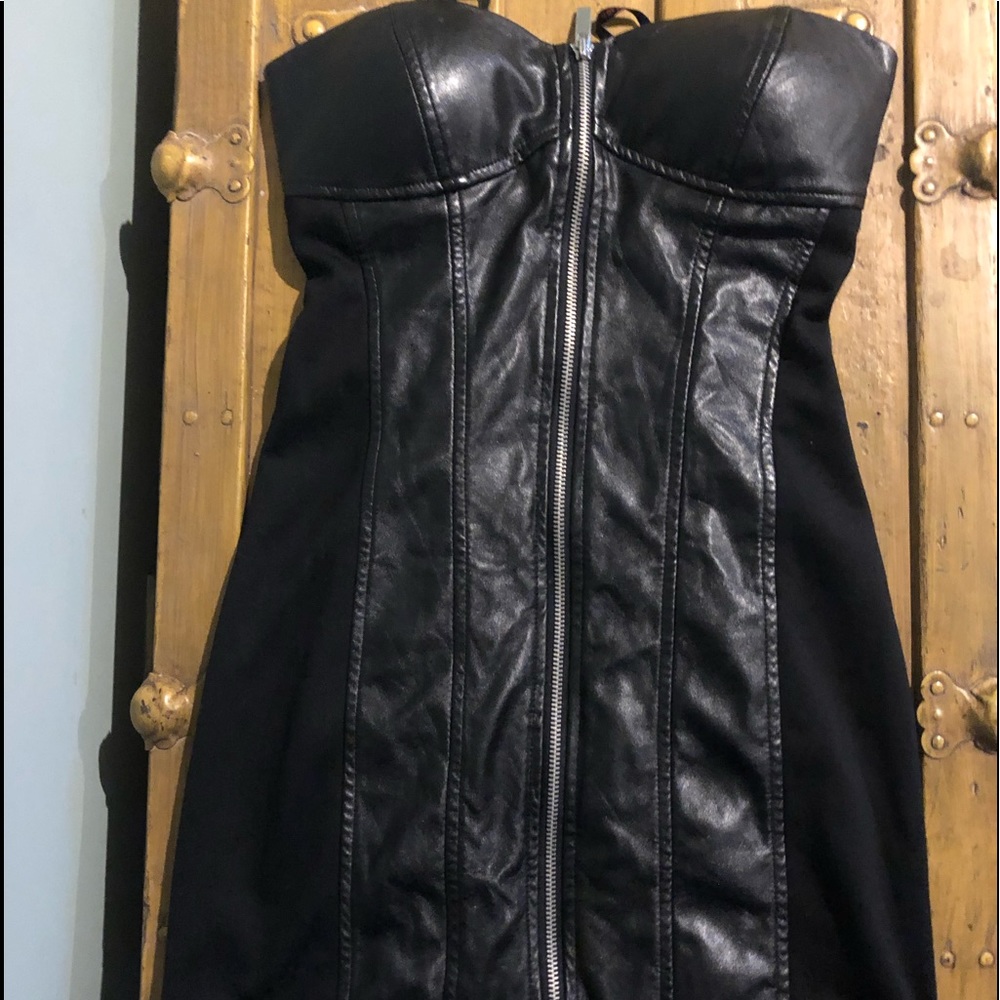 Guess leather (not real) dress. Women’s, Small